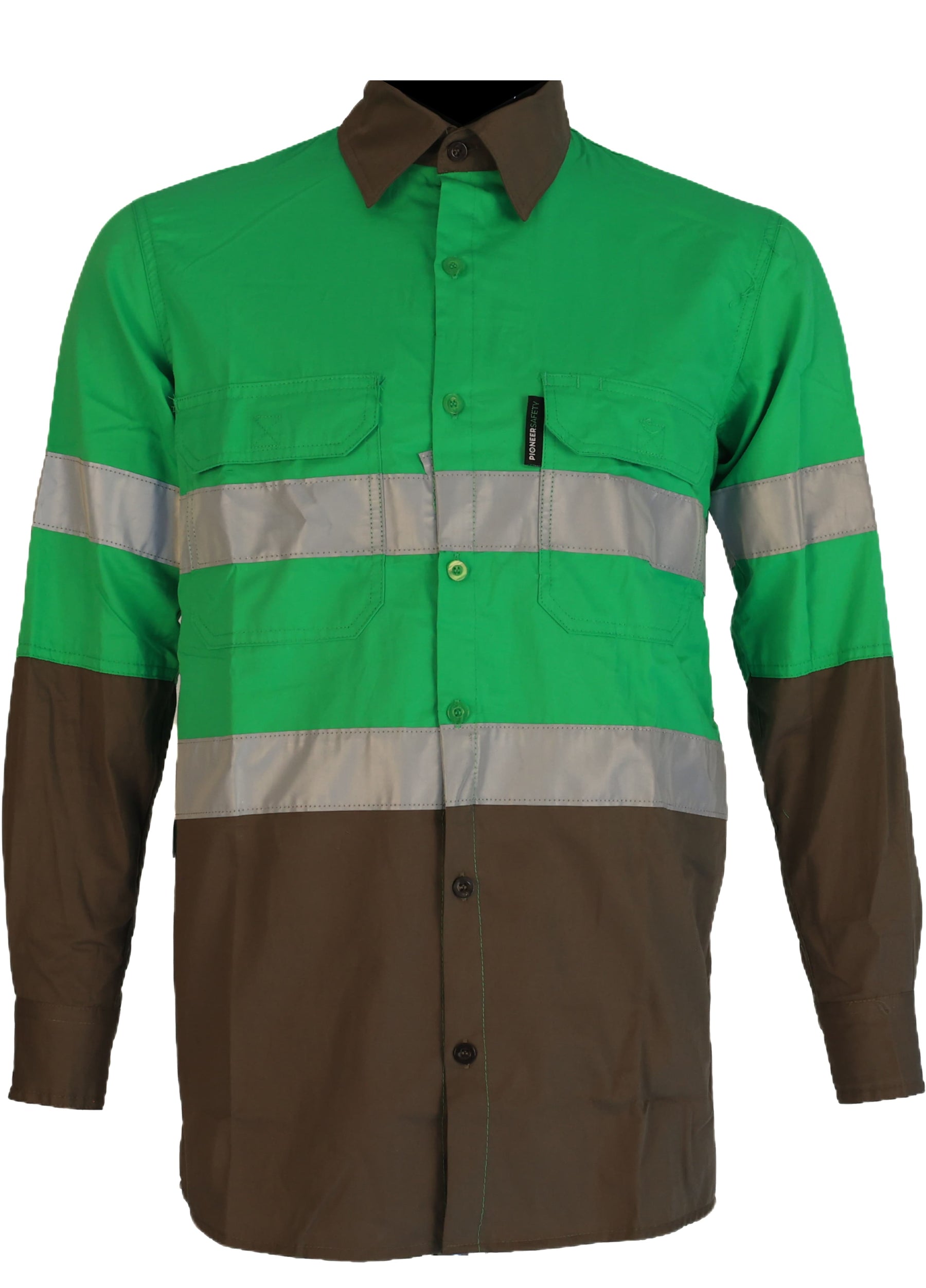 Reflective Shirt- Green/Army Green long