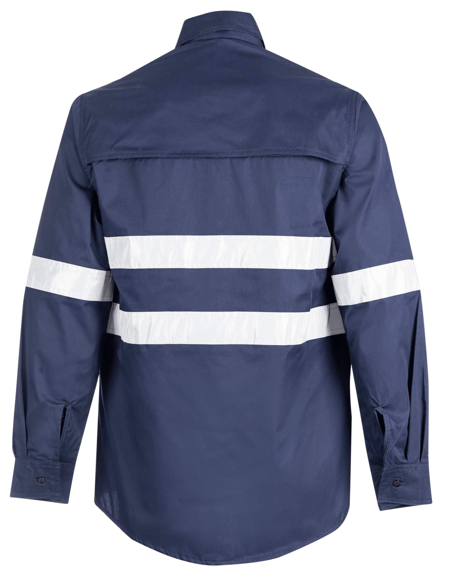Reflective Shirt - Polycotton Navy