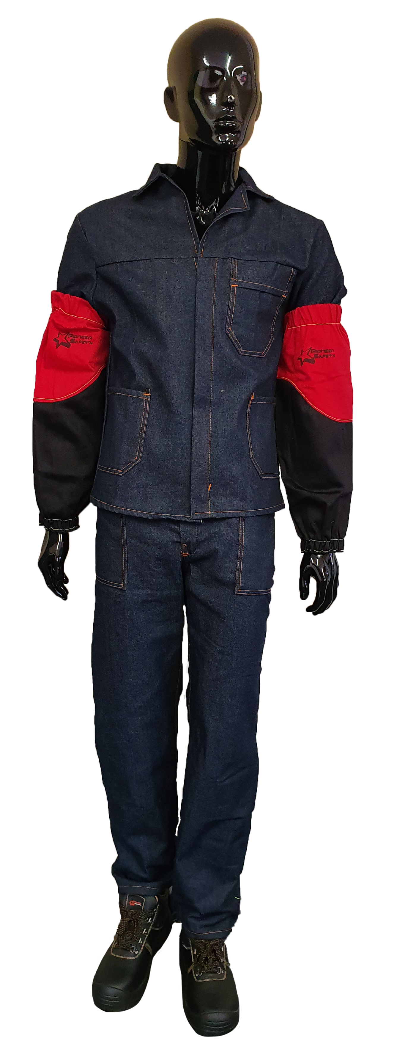 Flame Retardant Sleeve - Red/Black