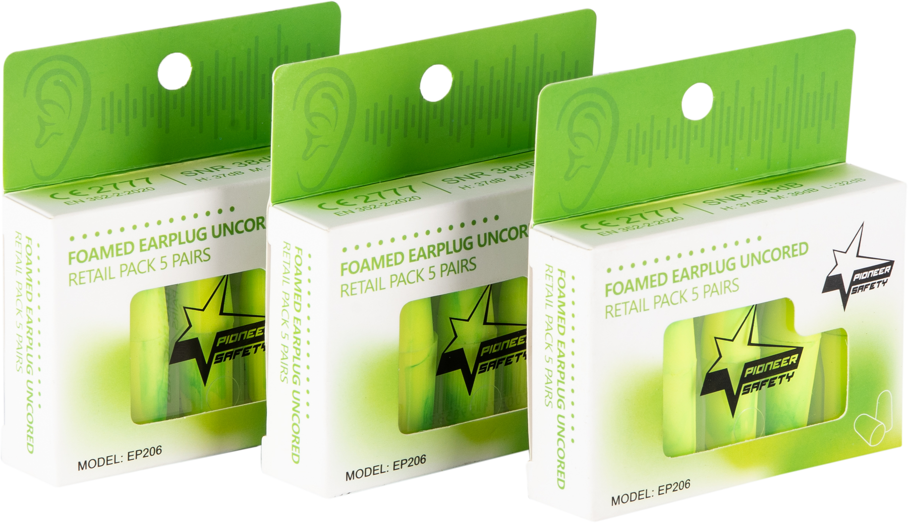 Pioneer Volume - Disposable PU Foam Earplug