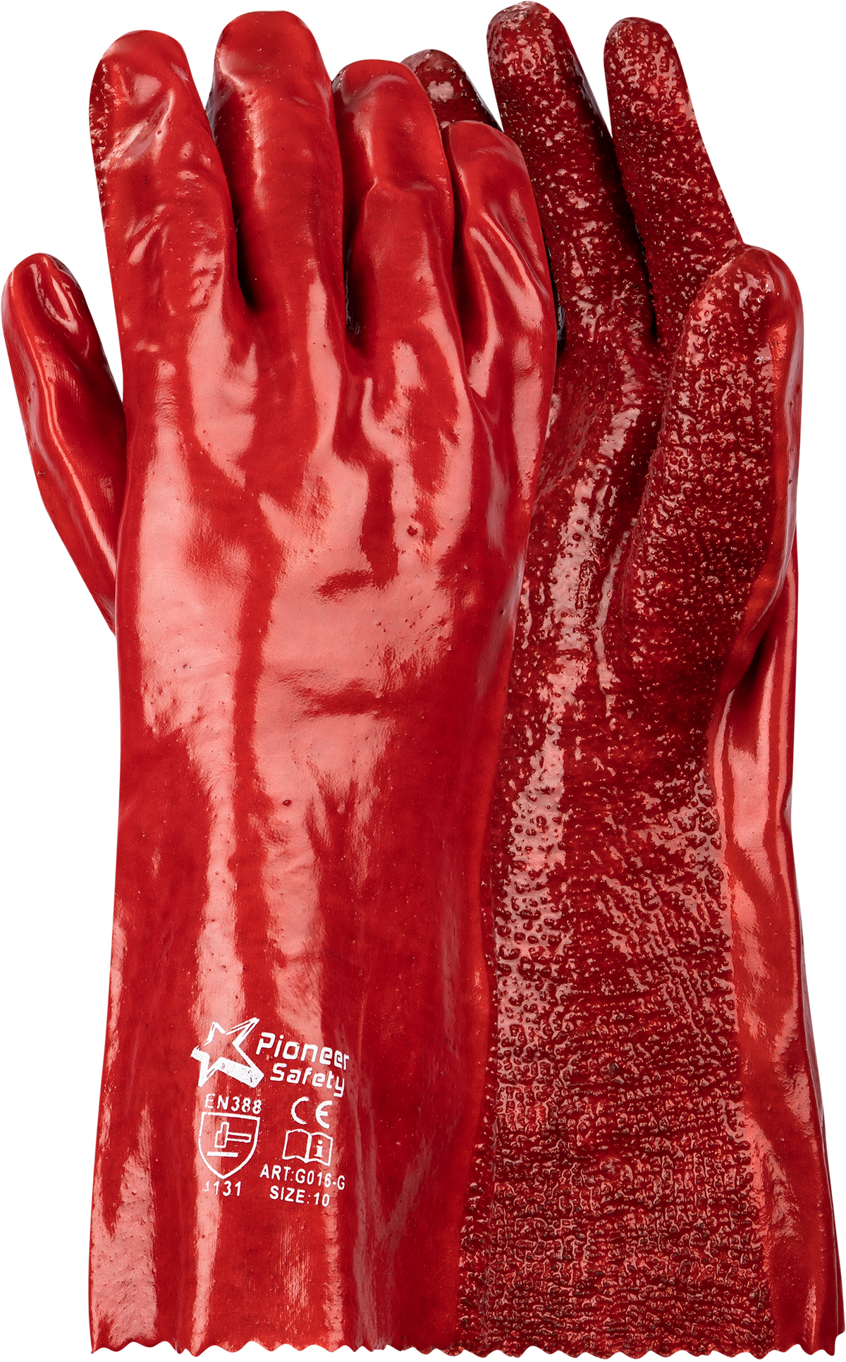 PIONEER PVC Red Terrycloth Palm - 35cm
