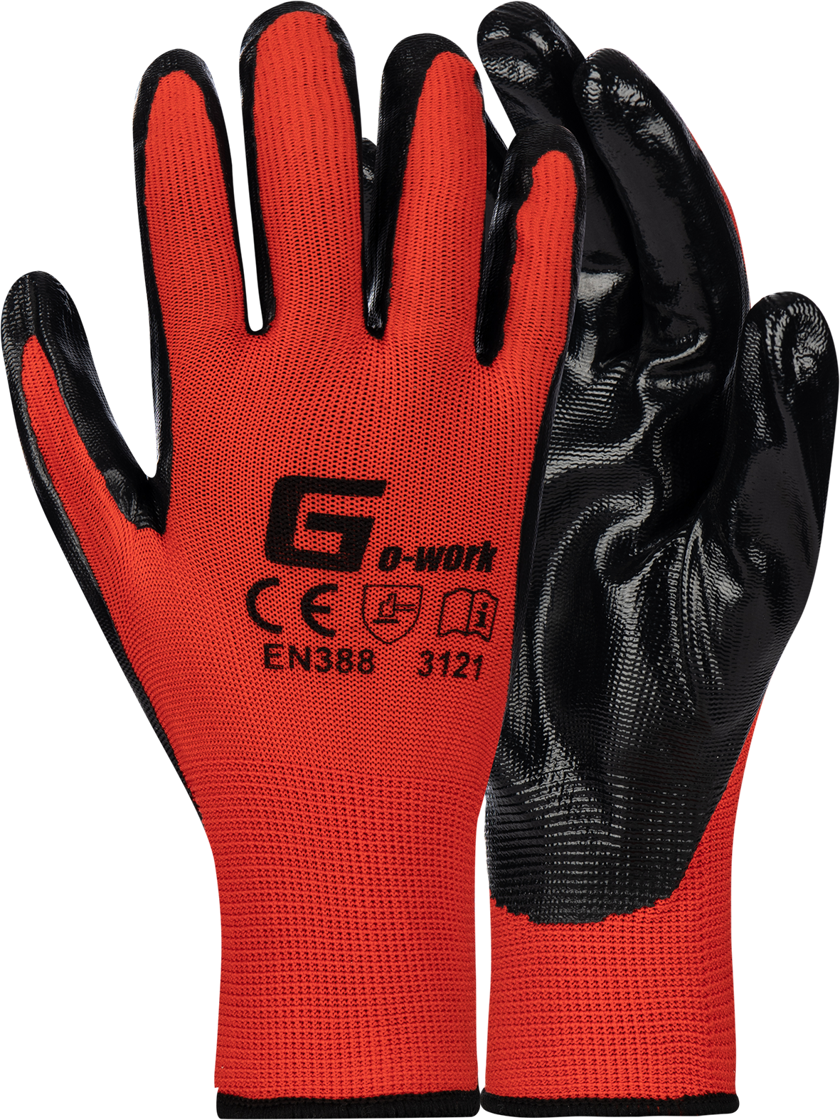 PIONEER Econo Nitrile Dipped - Red G021