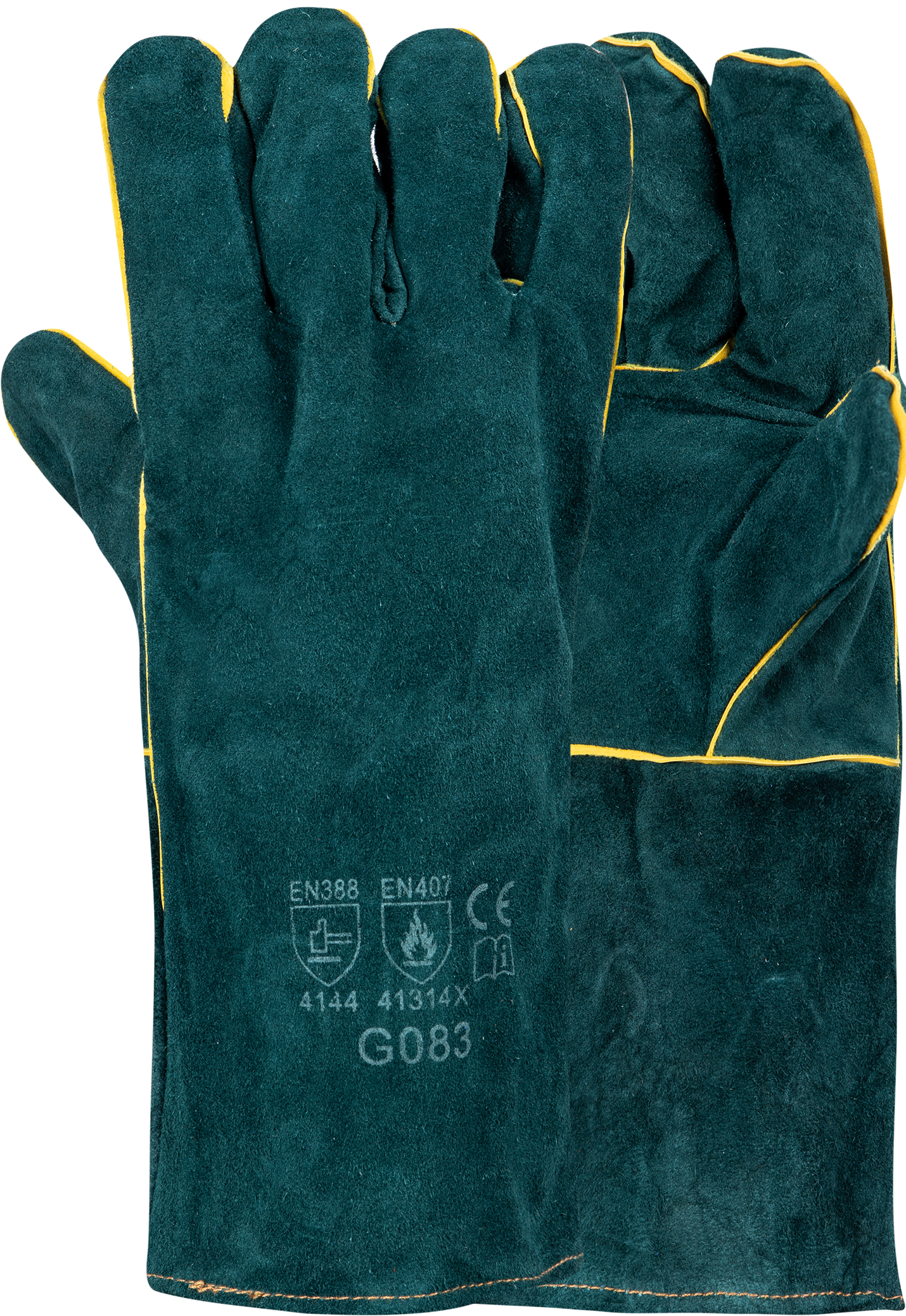 Econo Green Lined Welding - Gauntlet 6"
