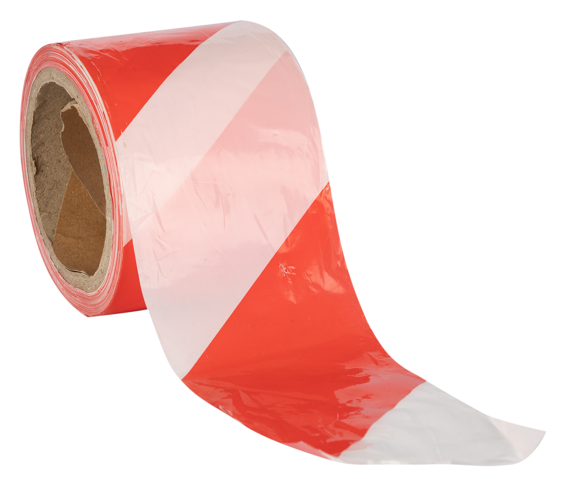 red and white barrier safety tape 