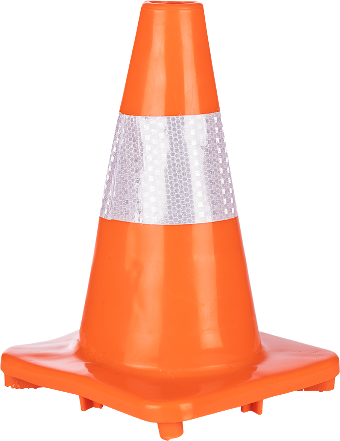 Traffic Cones PVC With Reflective Tape