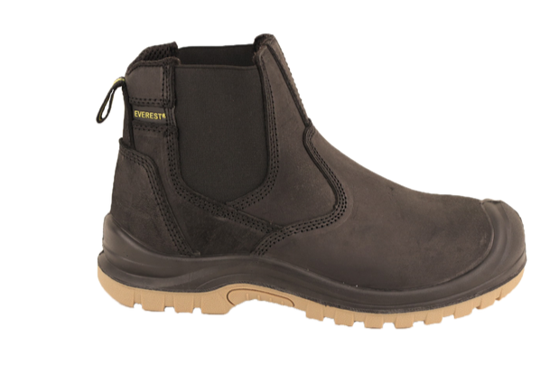 CRAZY HORSE LEATHER CRAFTSMAN BOOT - BLACK