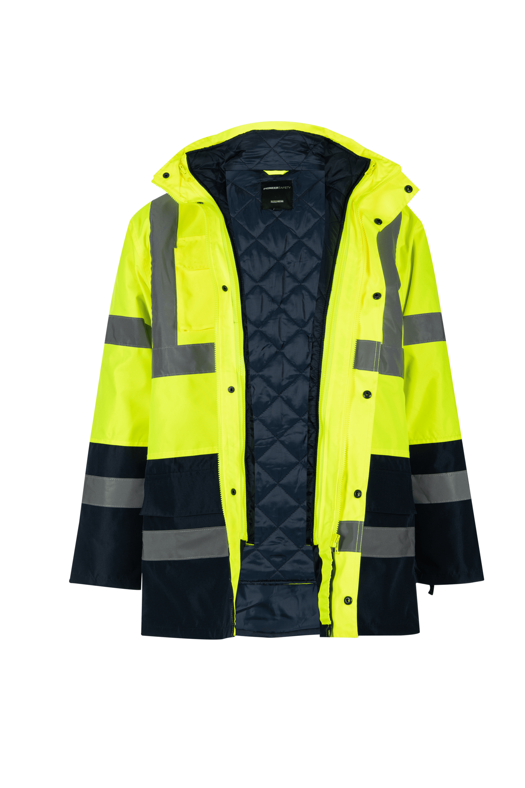 5 in 1 Parka Jacket - High Visibility